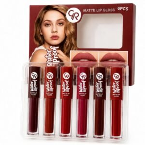 GR Waterproof Matte Liquid Lip Gloss Set (200RS 1PC)